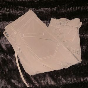 Athleta Tan Capris, With Drawstring Leg, Size 8